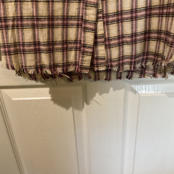 NWT White Birch Pink & Tan Plaid Flannel - Picture 3 of 8